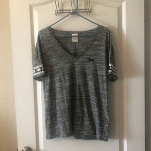 PINK oversized stretchy T-shirt